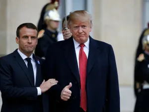 Emmanuel Macron și Donald Trump / Foto: france24.com