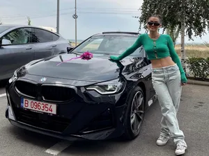 Fiica Andreei Esca, BMW Seria 2, de 70.000 €, la 22 de ani. Spune că nu ia bani de la părinți - Foto: click.ro