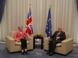 Theresa May și Jean-Claude Juncker       Foto: Guliver/ Getty Images