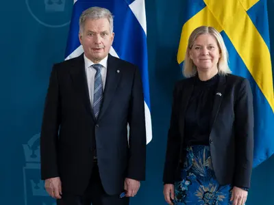 Finlanda și Suedia își depun astăzi candidaturile la NATO/FOTO: profimediaimages.ro