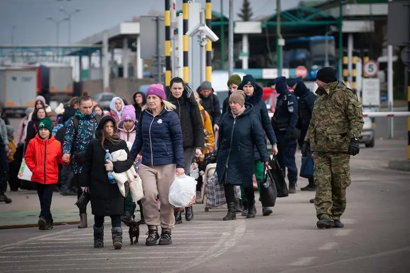 Cati refugiati ucraineni au intrat vineri in România /  Foto: euobserver.com