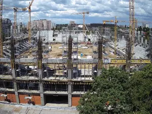 Stadionul Giulești este departe de a fi gata Foto: CNI