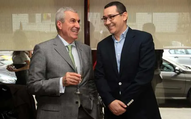 Liderul ALDE, Călin Popescu Tăriceanu alături de Victor Ponta, președintele partidului Pro România/Foto: adevarul.ro