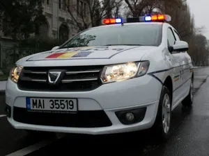 Mașină de poliție/FOTO: Digi24