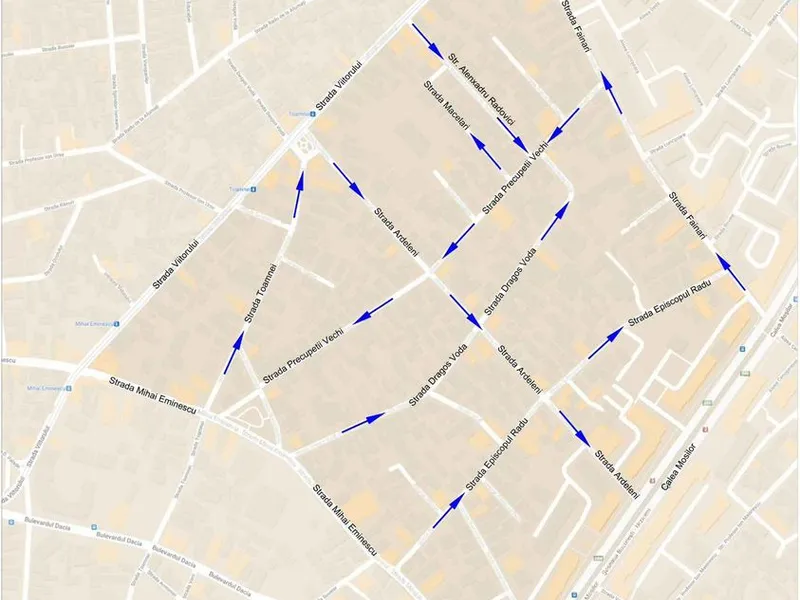 Noi sensuri unice în Sectorul 2 din București, din 1 decembrie. / Foto: Facebook