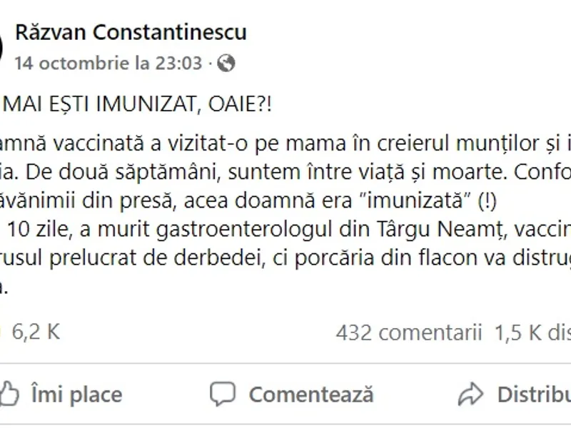 Foto: Facebook/Răzvan Constantinescu