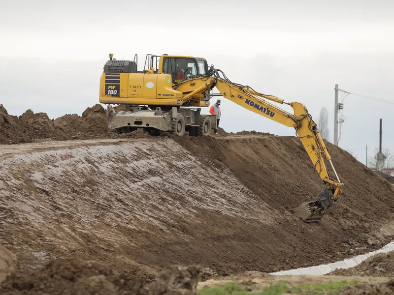 Lucrări la infrastructură (imagine cu caracter ilustrativ) Sursa: Inquam Photos / George Călin