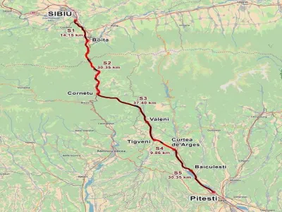 Sute de arbori au fost defrișați pentru construirea Autostrăzii Sibiu – Piteşti doar într-o zi foto: Facebook/ CNAIR