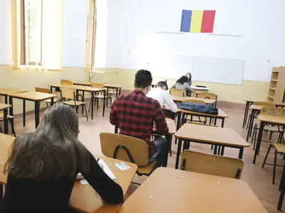 Elevi în cadrul examenului de bacalaureat/Foto: Gazeta de Sud