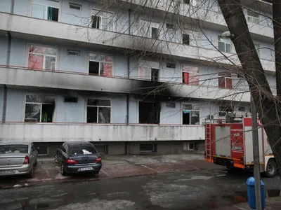 6 persoane au murit în incendiul de la „Matei Balș”. Foto Inquam Photos/Octav Ganea