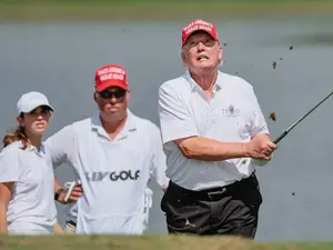 Donald Trump, la golf. / Foto: Profimedia