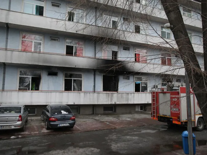 6 persoane au murit în incendiul de la „Matei Balș”. Foto Inquam Photos/Octav Ganea