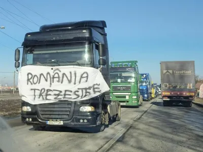 Ministrul Agriculturii vede conspirații la protestul transportatorilor: Nu și-l asumă nimeni - Foto: infotraficromania.ro