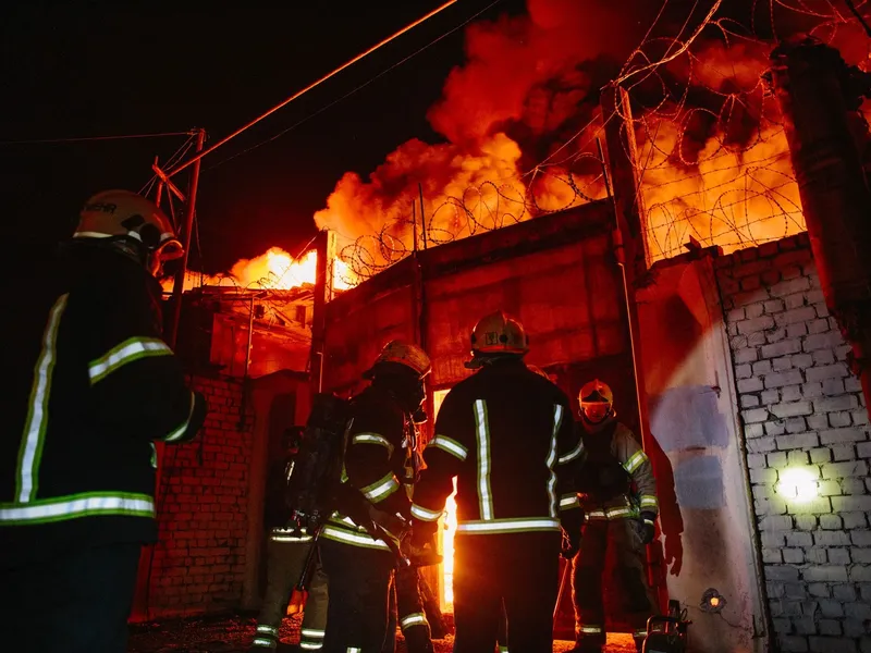 Ucraina, bombardată de ruși, cu drone, în noaptea de Înviere. Orașul Harkov, atacat de trei ori - Foto: Profimediaimages.ro