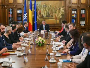 Klaus Iohannis la o întâlnire cu magistrații Foto: Administrația Prezidențială