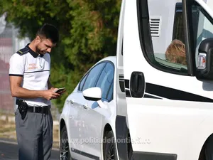 O mașină furată a fost găsită la un control în trafic Foto: Poliția ed Frontieră