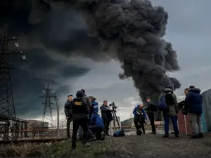 Rachetele rusești distrug un oraș de patrimoniu/Foto: Profimedia