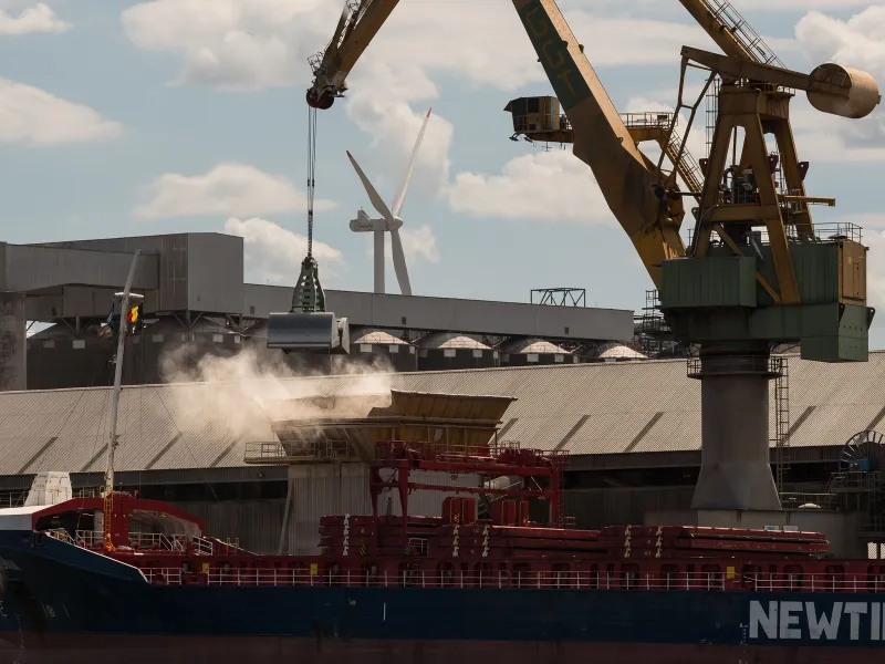 Terminalul de cereale al portului Odesa - FOTO: PROFIMEDIA