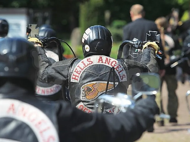 Motocicliști din gruparea Hell's Angels Foto: Profimedia Images