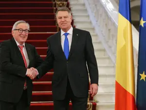 Klaus Iohannis și Jean Claude Juncker s-au întâlnit la Cotroceni. Foto Inquam Photos/Octav Ganea