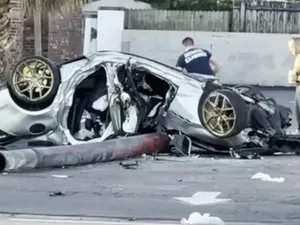 Trei tineri au furat un Maserati, i-au „rupt” accelerația și s-au făcut praf. / Foto: dailymail.co.uk