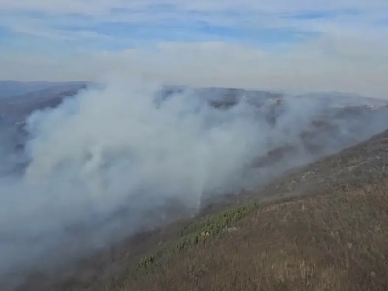 Pompierii sunt în alertă din cauza incendiilor de vegetație. Oamenii incendiază intenționat  - Foto: Inspectoratul General de Aviatie (imagine cu rol ilustrativ)