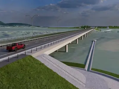 Viteza melcului pe autostrada Ploiești-Brașov, unde un km costă 170.000.000 lei. Se construiesc 5 km - Foto: Facebook / Sorin Grindeanu