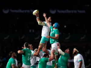 Campioana mpndială la Rugby, Africa de Sud, a învins, cu greu, Irlanda, la Pretoria Foto: profimediaimages.ro