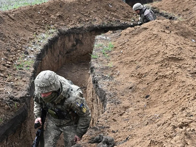 Tranşee în Bahmut - Foto: Profimedia Images - imagine cu caracter ilustrativ