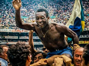 Pele, după triumful din 1974 - Foto: Facebook, Pele