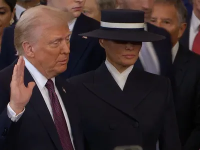 Donald Trump este al 47-lea președinte al SUA. Bogații lumii, prezenți la ceremonie - Foto: captură YouTube