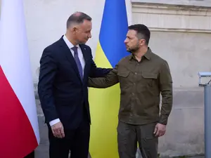 Andrzej Duda și Volodimir Zelenski - Foto: Profimedia images