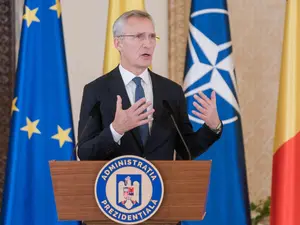 Stoltenberg la București - Foto: Profimedia