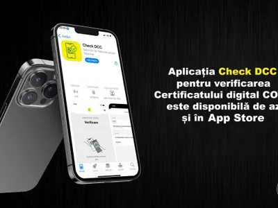 Aplicația de verificare a certificatelor verzi, disponibilă și pe Iphone. Foto STS