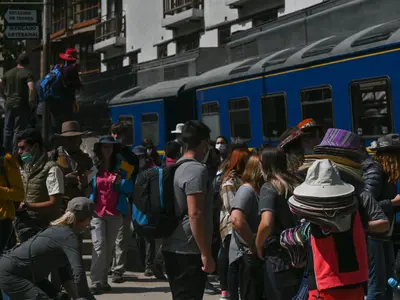 Aguas Calientes este fosta denumire a actualei localități Machu Picchu, locul unde zilnic vin foarte mulți turiști - Foto: Profimedia Images