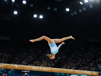 Sabrina Maneca Voinea, pe locul 8 în finala de la bârnă. Simone Biles a ratat și ea podiumul - Foto: Profimediaimages.ro