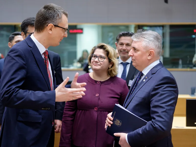 Ministrul de Interne, Lucian Bode, încearcă să-și convingă omologii că România merită în Schengen- Foto: Profimedia Images