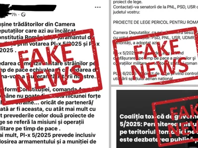 FAKE NEWS răspândit de propaganda Rusiei în România, dezmințit de MApN - Foto: Profimedia images