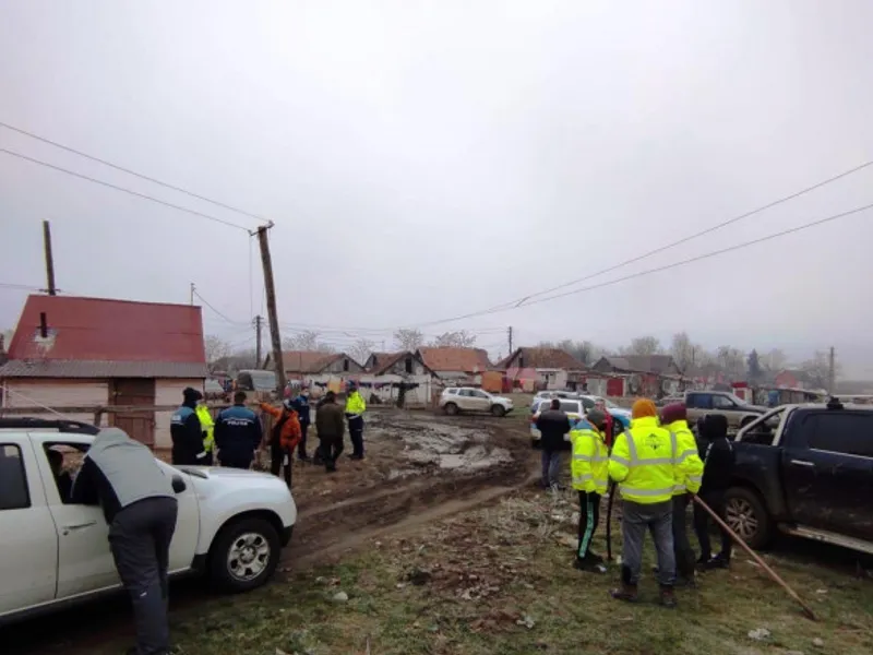 Căutarea copilului de 7 ani continuă/FOTO: IPJ Arad