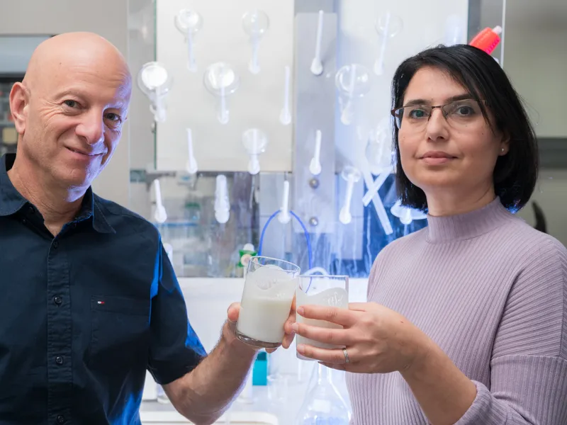 Prof. Raz Jelinek și Orit Malka, încrezători în Kefir/ Foto: israelhayom