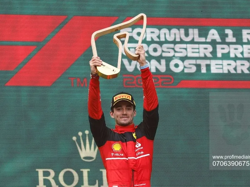 Charles Leclerc (Ferrari), câștigător în Marele Premiu al Austriei de la Spielberg - Foto: Profimedia Images