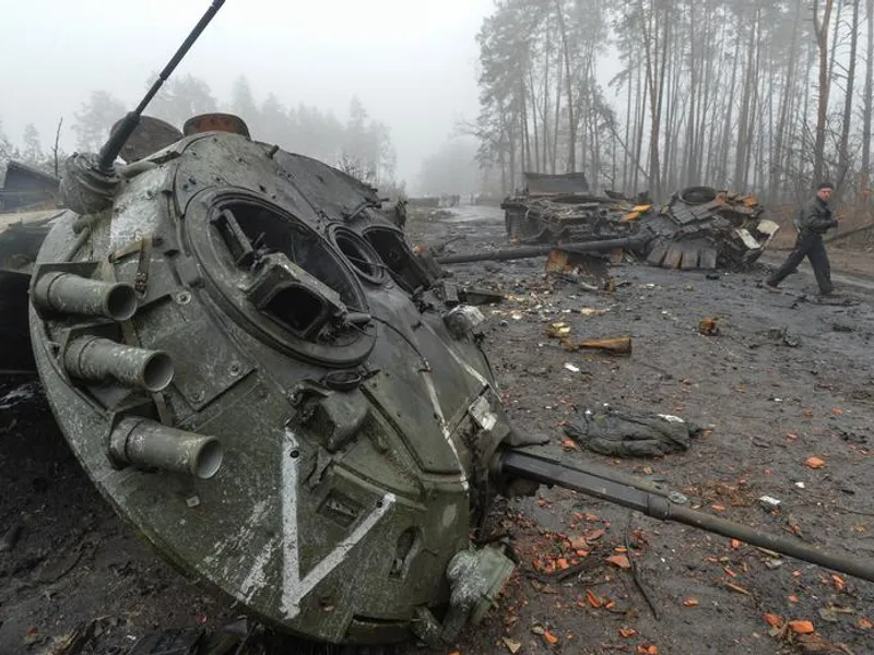 Rusia a pierdut 18.600 de soldați, 684 de tancuri distruse, 379 aeronave doborâte/FOTO: Reuters