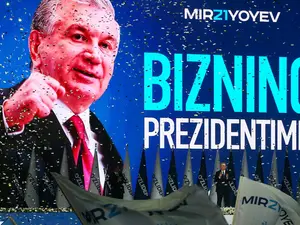 Şavkat Mirzoev, reales președinte al Uzbekistanului cu peste 80% din voturi. Putin l-a felicitat. / Foto: digi24.ro