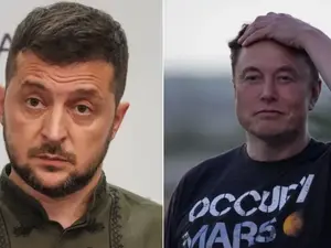 Zelenski și Musk - Foto: news.ro