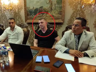 Interlopul rechinu i-a mulțumit președintelui Mexicului pentru cp i-a dat posibilitatea să se apere Foto: captură Youtube