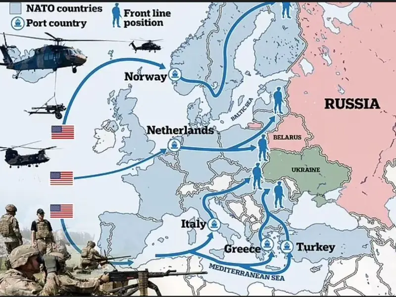 Mai sunt doi ani până la războiul NATO-Rusia. Franța desfășoară 37 de tancuri Leclerc în România - Foto: Daily Mail (imagine cu caracter ilustrativ)