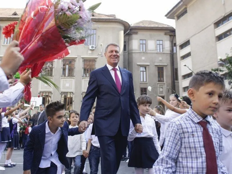 Președintele Klaus Iohannis, la deschiderea anului școlar