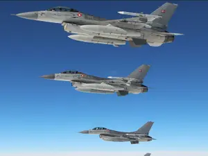 Piloții ucraineni zboară deja cu F-16 în Danemarca, coșmarul trupelor ruse invadatoare - Foto: mil.in.ua