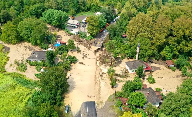 Provinciile Turciei de la Marea Neagră, lovite de inundații/Foto: aa.com.tr