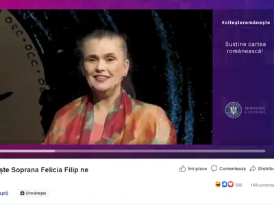 Felicia Filip îndeamnă la lectură, clip devenit viral